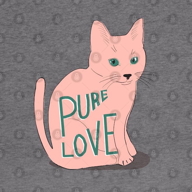 Pure Love Kitty by Halley G-Shirts